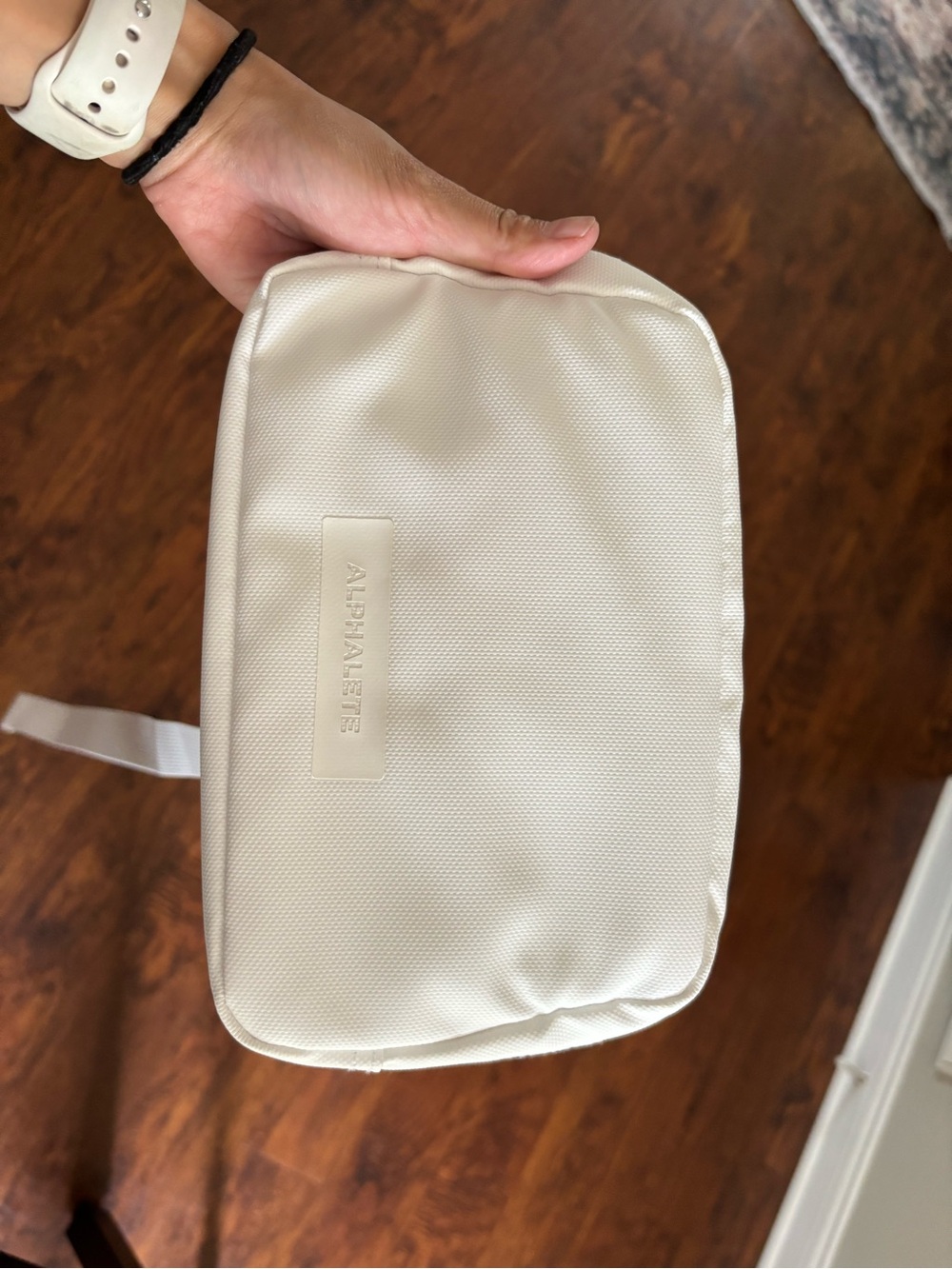 ALPHALABETS White Travel Pouch